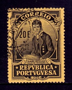 Portugal - Scott #376 - Used - Pencil/rev. - SCV $3.00