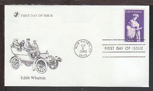 US 1832 Edith Wharton 1980 Readers Digest U/A FDC 