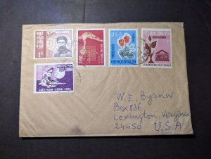 1968 Vietnam Cover Saigon to Lexington VA USA