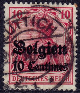Belgium German Occupation - 1914 - Scott #N3 - used - LUTTICH pmk