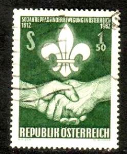 Austria's Boy Scouts, 50th Anniversary, Austria SC#684 used