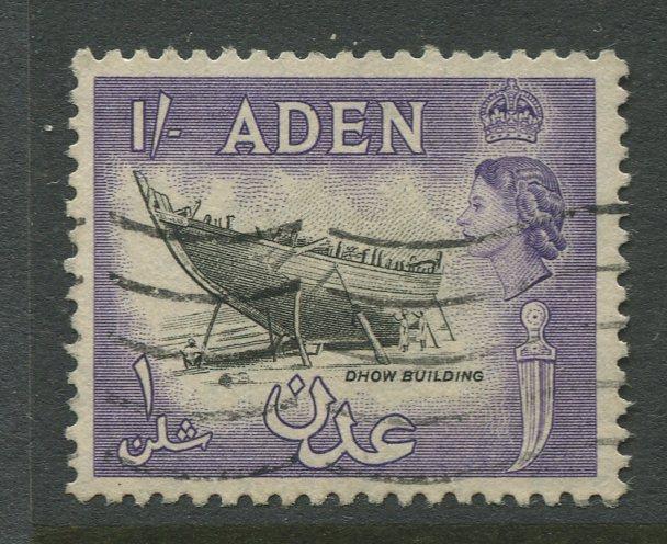 STAMP STATION PERTH Aden #55A - QEII Definitive Issue 1953-59  Used  CV$0.25.
