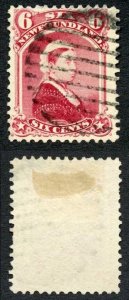 Newfoundland SG60 6c Crimson-lake Fine Used Cat 29 Pounds