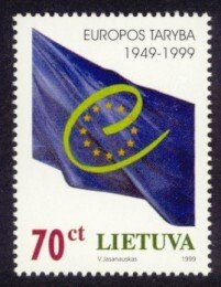 Lithuania Sc# 630 MNH 50th Anniversary of Council of Europe