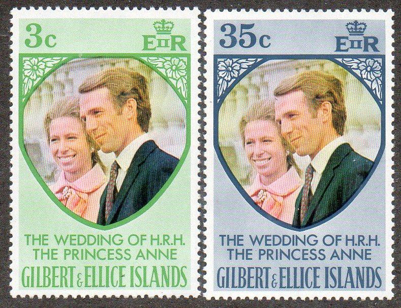 Gilbert & Ellice Islands  Scott 216-217  MNH  Complete