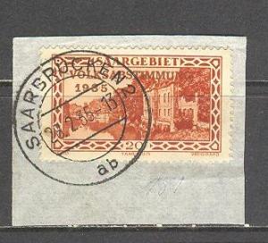 SAAR Sc# 141 USED FVF Saarlouis Fortifications
