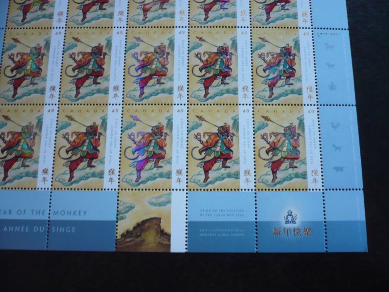 Stamps - Canada - Scott# 2015 - Mint Never Hinged Pane of 25 Stamps