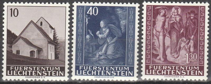 Liechtenstein #391-3  MNH  (S9361)