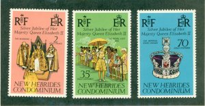 BRITISH NEW HEBRIDES 214-6 MNH BIN $0.75