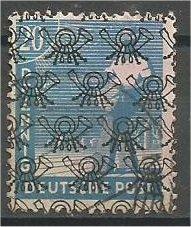 GERMANY, 1948, used 20pf, Overprint Scott 624