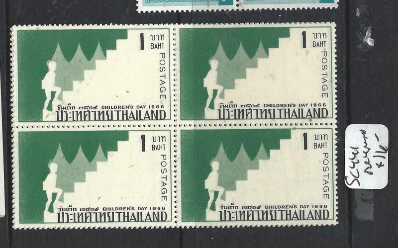 THAILAND  (P2605B)  CHILDRENS DAY SC 441  BL OF 4   MNH