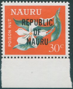 Nauru 1968 30c Poison Nut SG92 MNH