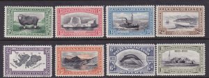 Falkland Is  Scott 65-72, 1933 Centenary to 1/ VF MNH.  Scott $253 as MH