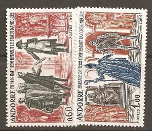 French Andorra SC 159-60   MNH