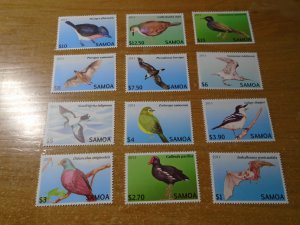 Birds  : Samoa  #  1142-53   MNH