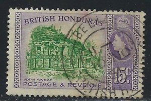 British Honduras 150 Used 1953 issue (fe4205)