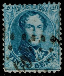 Belgium #15b King Leopold I; Used