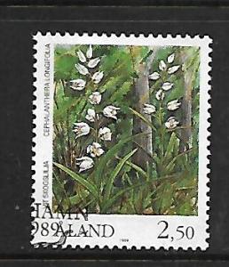 ALAND ISLANDS, 47,  USED, FLOWERS