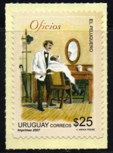 2007 Uruguay occupations barber haircut vertical  #2210 ** MNH