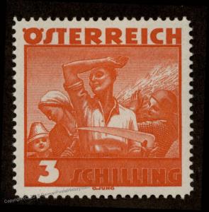 Austria Michel 586 Scott 378 MNH 1936 Costumes Farmers 3S 67250