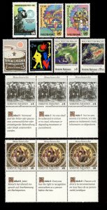 U. N. (Vienna) 1989 Year Set Complete (SC# 88-96).