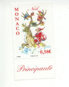 2010 Monaco Christmas (Scott: 2609) MNH