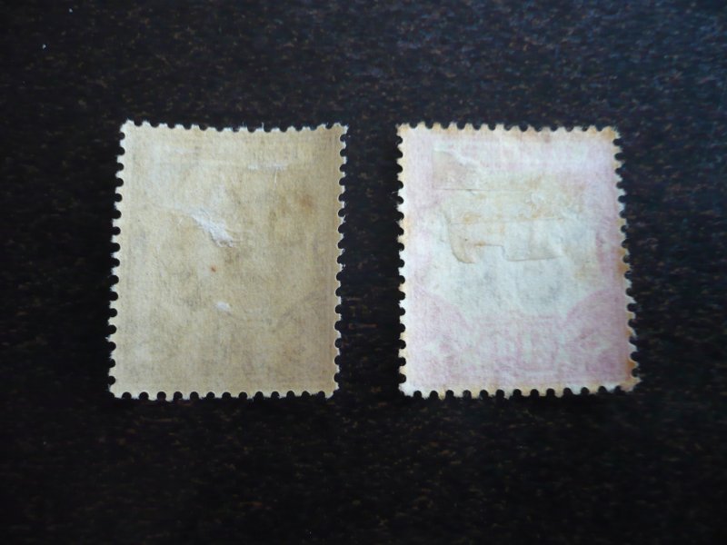 Stamps - Bermuda - Scott# 31,34 - Mint Hinged Part Set of 2 Stamps