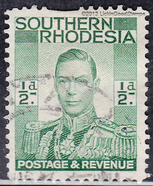 Southern Rhodesia 42 King George VI 1937