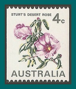 Australia 1970 Coils, Flowers, 4c MNH  #439B,SG466