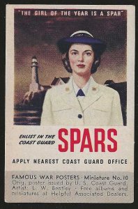 SPARS: Enlist in the Coast Guard, World War II Poster Stamp