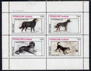 Eynhallow 1982 Dogs perf  set of 4 values (10p to 75p) un...