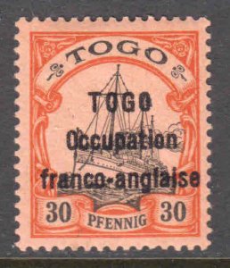 GERMANY TOGO 169 OG LH F-VF BEAUTIFUL GUM $15,000 SCV