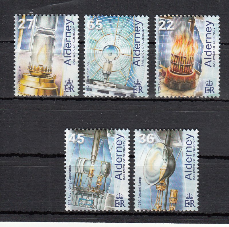 Alderney 2002 -  Lights at Casquets superb Unmounted mint NHM