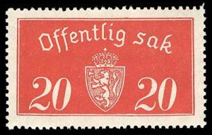 NORWAY O14  Mint (ID # 94103)