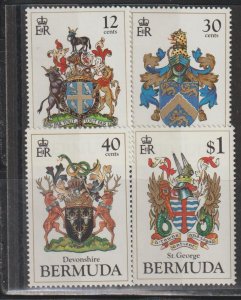 Bermuda SC 457-460 Mint Never Hinged