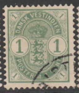 U.S. Scott #21 Danish West Indies - Possession Stamp - Used Single
