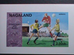 NAGALAND- 1973 OLYMPIC GAMES 1972 MUNICH- MNH IMPERF-S/S VERY FINE OVER PRINT