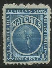 U.S. Scott #RO4d Match Revenue Stamp - Used Single