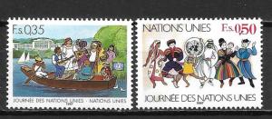 UN Geneva 158-59 UN Day set MNH