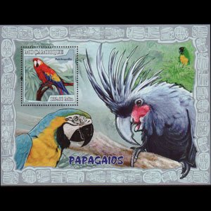 MOZAMBIQUE 2007 - Scott# 1790 S/S Parrot NH