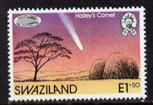 SWAZILAND - 1986 - Halleys Comet - Perf Single Stamp - Mint Never Hinged