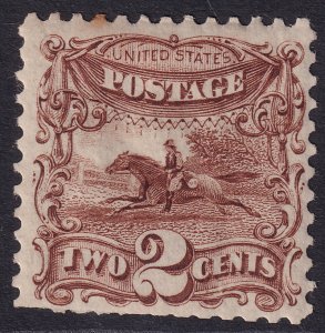 #113 Mint OG, F-VF, Perfs clipped at bottom (CV $500 - ID45756) - Joseph Luft