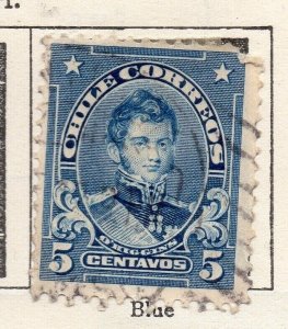 Chile 1911 Early Issue Fine Used 5c. NW-255673