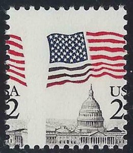 2114 - Multiple Error / EFO 2-Way Misperf & Inking Flag Over Capitol Mint NH