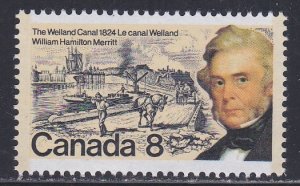 Canada # 655, Meritt &  Welland Canal, NH, 1/2 Cat..