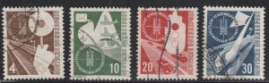 *KAPPYSSTAMP KS3509 GERMANY SCOTT 698 699 700 701  USED RETAIL $45