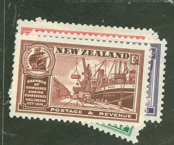 New Zealand #218-222 Mint (NH)