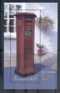 Guernsey 2002 Pillar Boxes 150th Anniv MS MUH