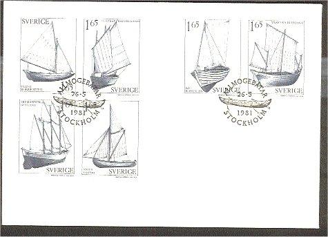 Sweden FDC 1152-1157 H-Bl.110 (Z050)