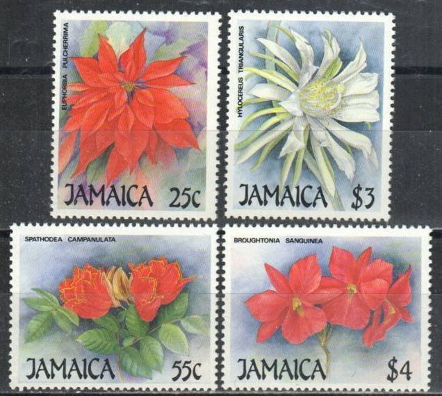 Jamaica Stamp 706-709  - Flowers